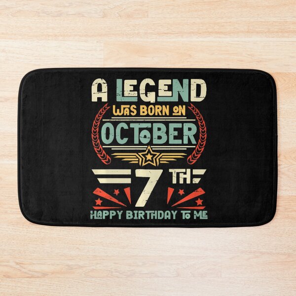 Item preview, A Legend Was Born On October 7Th Happy Birthday To Me You Performance designed and sold by Krwasatoune.