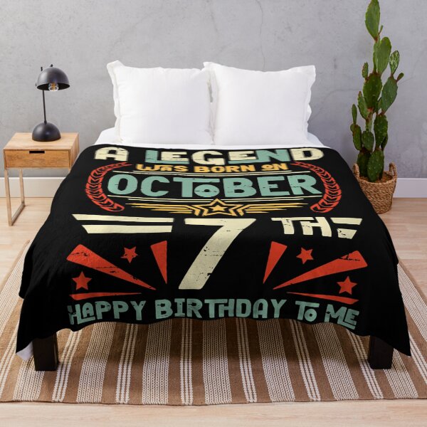 Item preview, A Legend Was Born On October 7Th Happy Birthday To Me You Performance designed and sold by Krwasatoune.