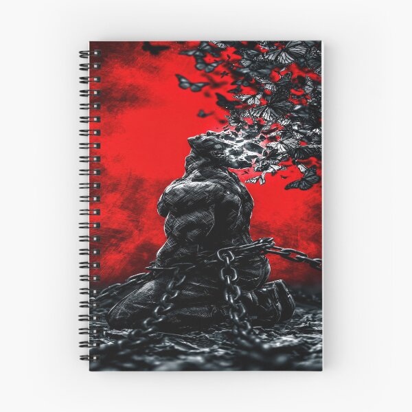 Item preview, Butterfly Liberation – Breaking Free Dark Surreal Streetwear Art designed and sold by Bathu Designs.