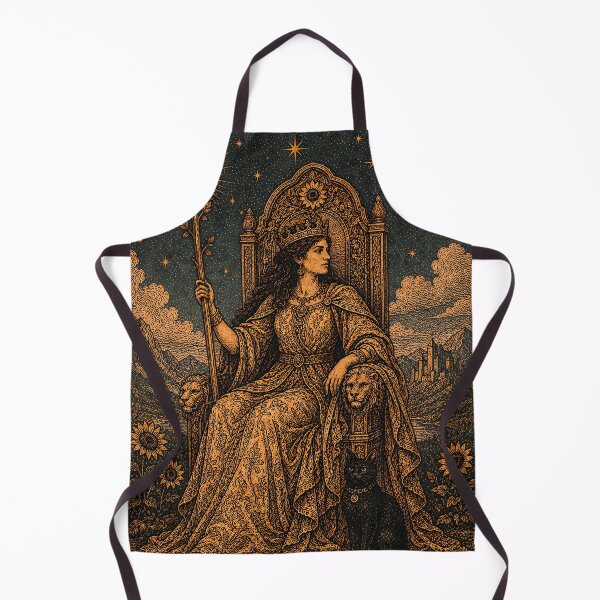 Item preview, Queen of Wands Tarot Card - Confidence, Passion & Personal Power designed and sold by ArcanaAbsolute.