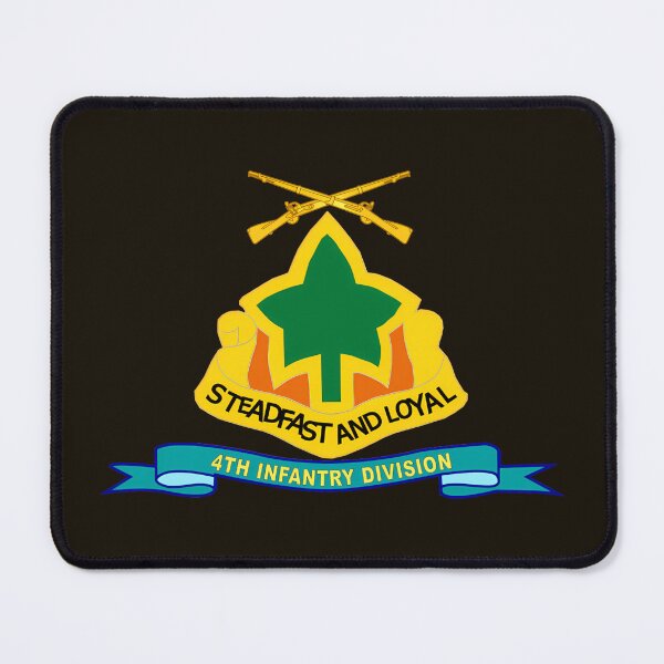 Item preview, 4th Infantry Division Crest designed and sold by DesdonStore.