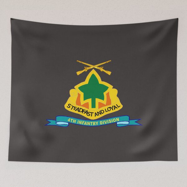 Item preview, 4th Infantry Division Crest designed and sold by DesdonStore.
