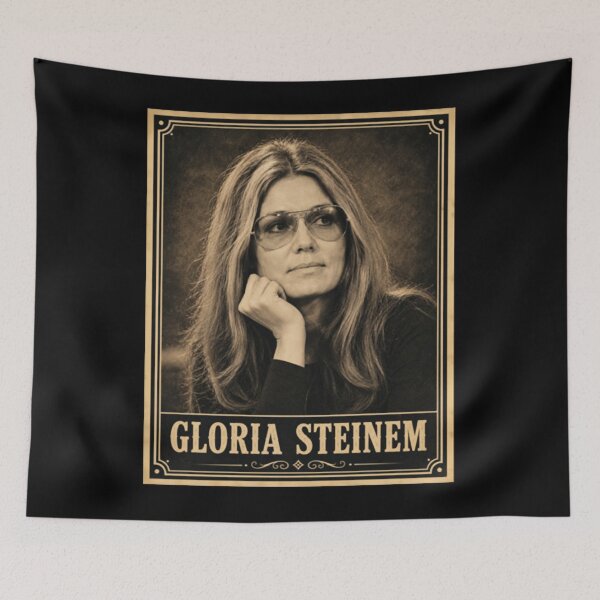 Item preview, Gloria Steinem Vintage Feminism designed and sold by ByakuranRegan.