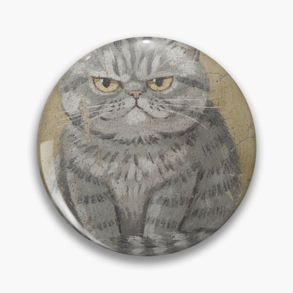 Item preview, Monday Morning Grey Loaf Cat designed and sold by PictorialWhimsy.