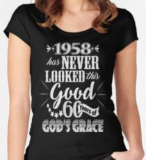 Celebrating Sixty Years of God's Grace Women's Fitted Scoop T-Shirt