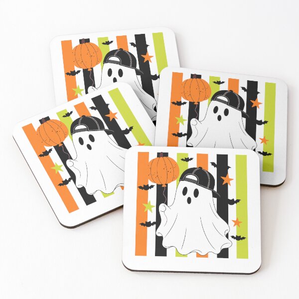Item preview, Cute Ghost Halloween Boys Kids Pumpkin designed and sold by KroghDs.