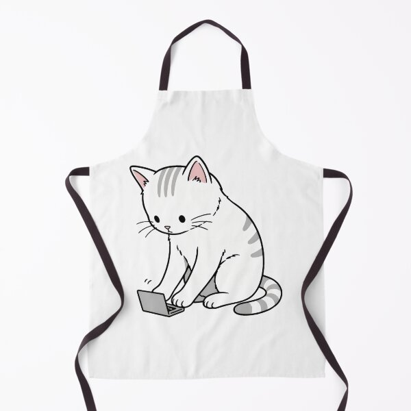 Item preview, Cute Kitten Typing on Laptop Illustration designed and sold by SoyLamderma.