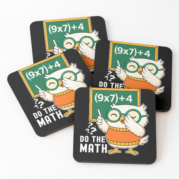 Item preview, Do The Math Owl Teacher Solving Math Problem Funny School designed and sold by KatieThomShop.