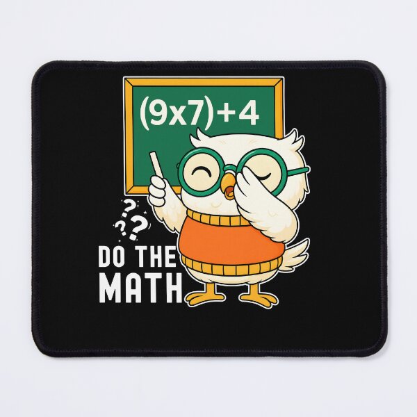 Item preview, Do The Math Owl Teacher Solving Math Problem Funny School designed and sold by KatieThomShop.
