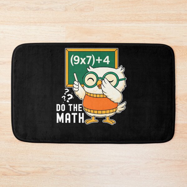 Item preview, Do The Math Owl Teacher Solving Math Problem Funny School designed and sold by KatieThomShop.