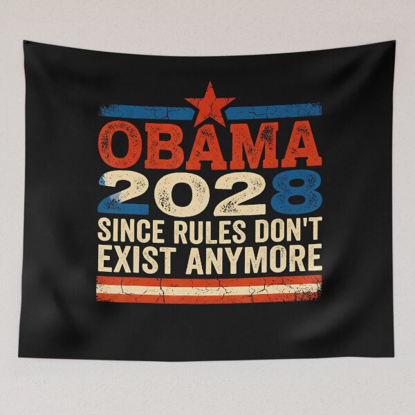 Item preview, Obama 2028 Since Rules Don'T Exist Anymore designed and sold by Krwasatoune.