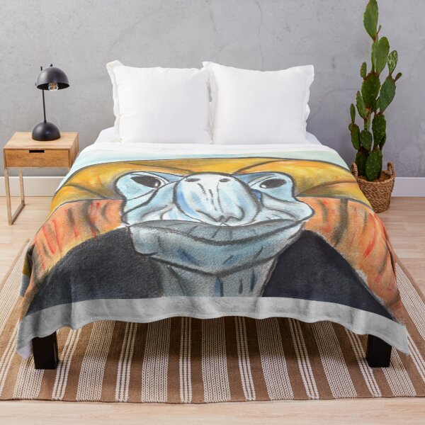 Item preview, Methusalem Tortoise, Blue, Charcoal & Watercolour designed and sold by Anke‘s Bazaar.