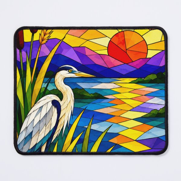 Item preview, Heron at Sunset designed and sold by NeuroArtGallery.