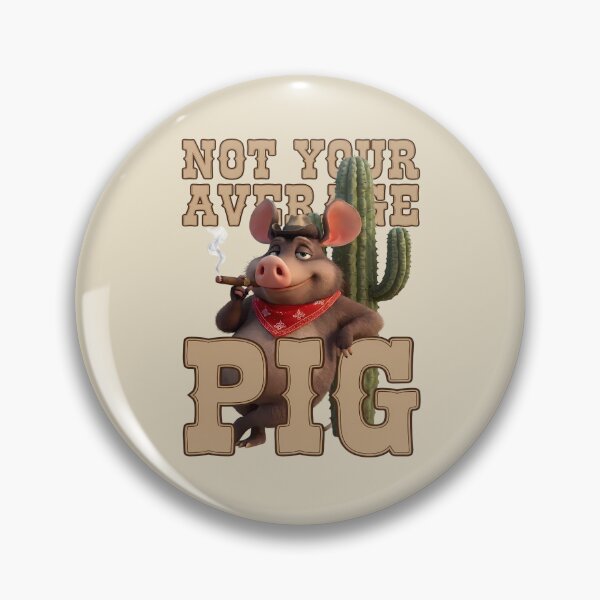 Item preview, Not Your Average Pig – Funny Javelina Collared Peccary designed and sold by Art-Arcade6.