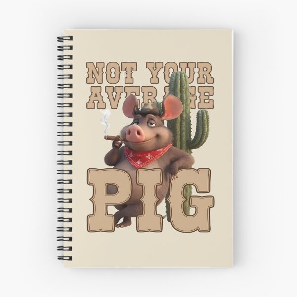 Item preview, Not Your Average Pig – Funny Javelina Collared Peccary designed and sold by Art-Arcade6.