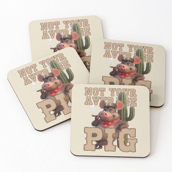 Item preview, Not Your Average Pig – Funny Javelina Collared Peccary designed and sold by Art-Arcade6.