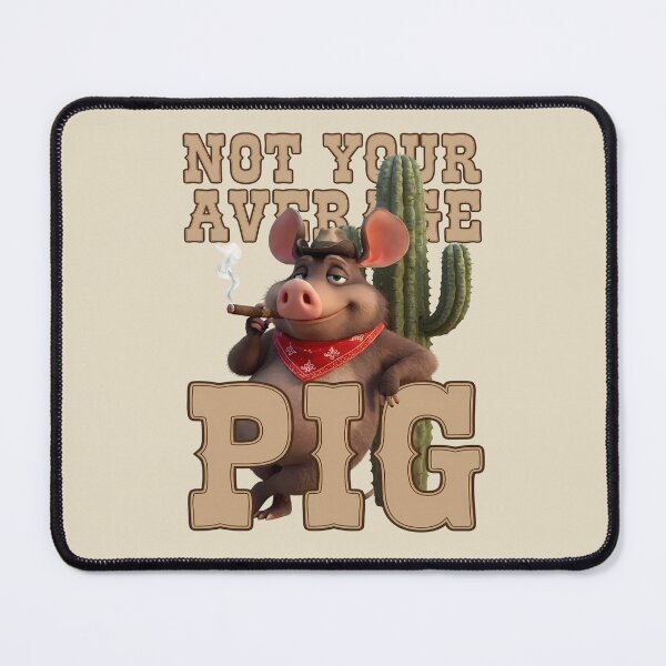 Item preview, Not Your Average Pig – Funny Javelina Collared Peccary designed and sold by Art-Arcade6.