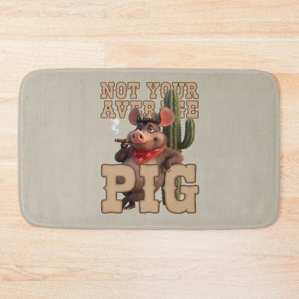 Item preview, Not Your Average Pig – Funny Javelina Collared Peccary designed and sold by Art-Arcade6.