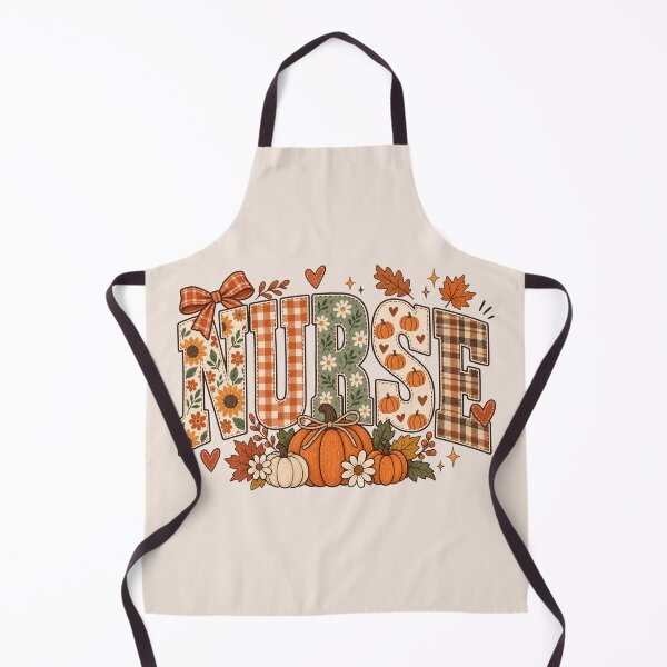 Item preview, Retro Fall Nurse Pumpkin, Autumn Nurse, Fall Gingham Pumpkin, Cute Girly Thanksgiving, Vintage Seasonal Nurse Gift designed and sold by Quiajia.