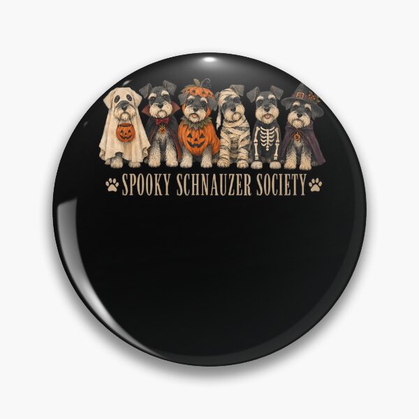 Item preview, Cute Funny Spooky Schnauzer Society Boo Skeleton Dog Ghosts designed and sold by Krwasatoune.