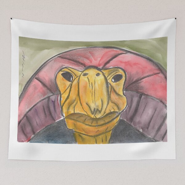 Item preview, Methusalem Tortoise, Yellow, Charcoal & Watercolour designed and sold by Anke‘s Bazaar.