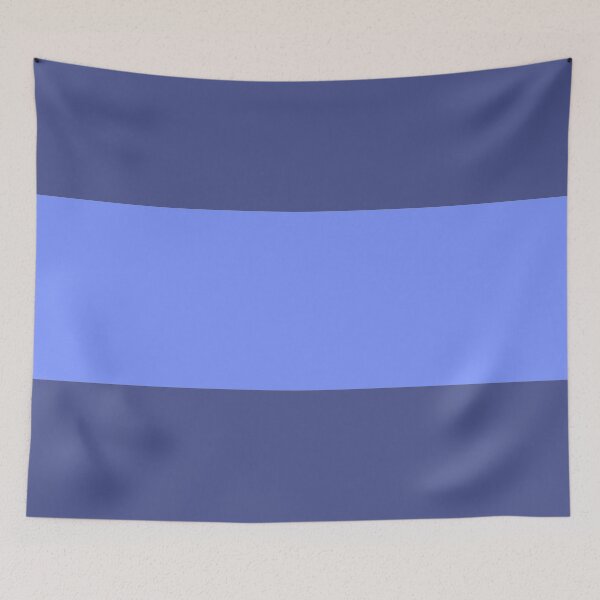 Item preview, Indigo and Periwinkle Blue Minimalist Stripes designed and sold by pluielegere.