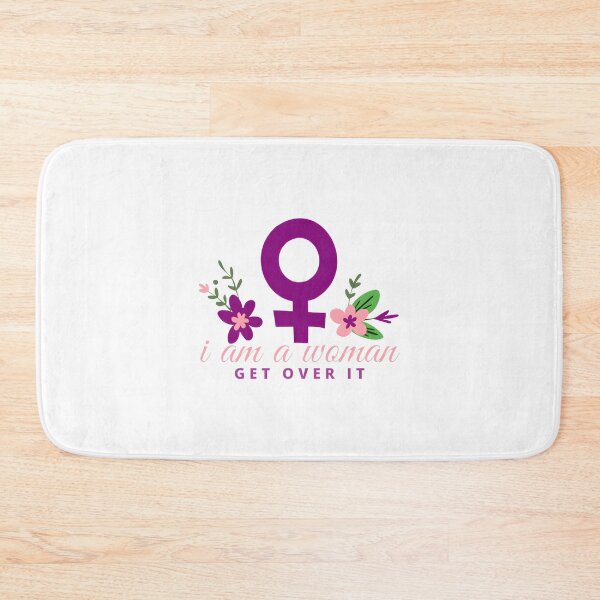 Item preview, Woman Get Over It Funny Sarcastic Feminist Quote | Best Gift designed and sold by SimoStore.