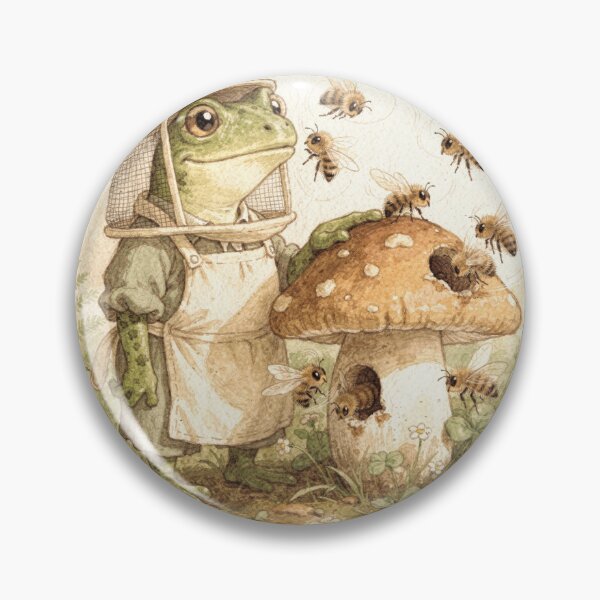 Item preview, Frog Beekeeper of the Bog designed and sold by PictorialWhimsy.