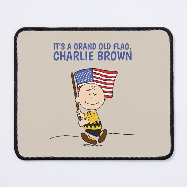 Item preview, It's a Grand Old Flag Charlie Brown Patriotic designed and sold by Bomebomst.