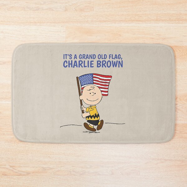 Item preview, It's a Grand Old Flag Charlie Brown Patriotic designed and sold by Bomebomst.