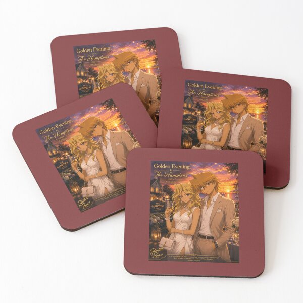 Item preview, Golden Evening in the Hamptons  designed and sold by     Crowned Canvas Studio ⭐ .