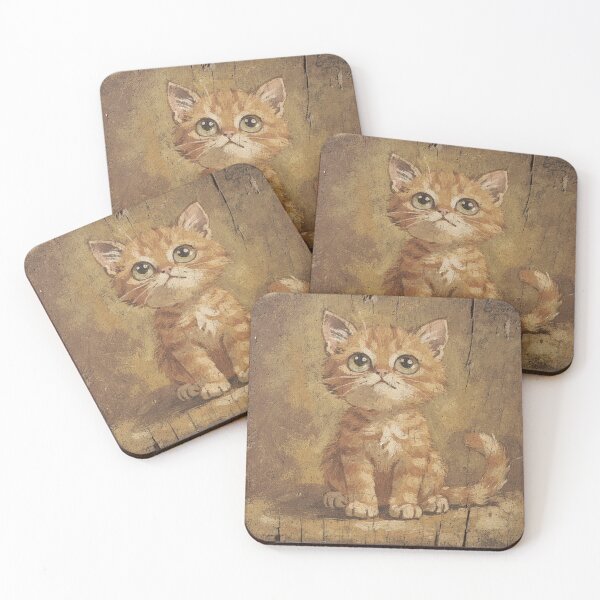 Item preview, Please Feed Me Orange Kitten designed and sold by PictorialWhimsy.