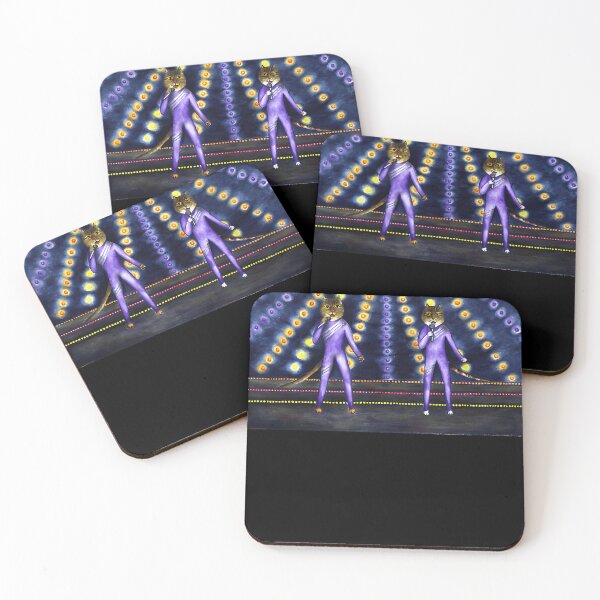 Item preview, Disco cats watercolor designed and sold by BrainCashPop.
