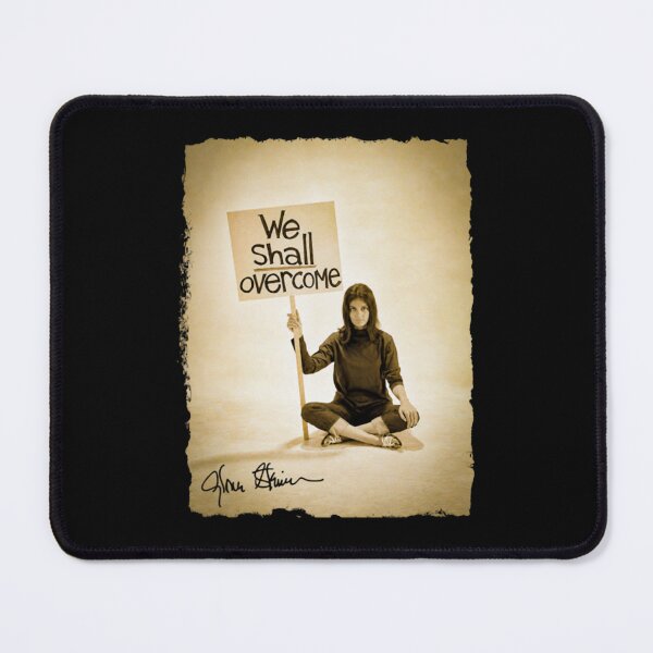 Item preview, Gloria-Steinem We Shall Overcome Vintage Activist Portrait designed and sold by ByakuranRegan.