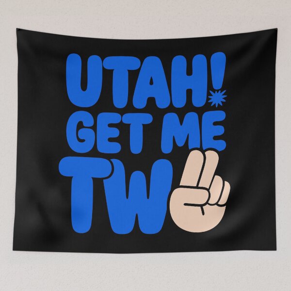 Item preview, Utah Get Me Two Nostalgic Cinema Film Quote Classic Movie designed and sold by Colorfulman.