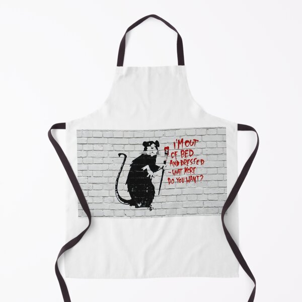 Item preview, Banksy I'm Out Of Bed And Dressed Graffiti Street Art designed and sold by SampleRoulette.
