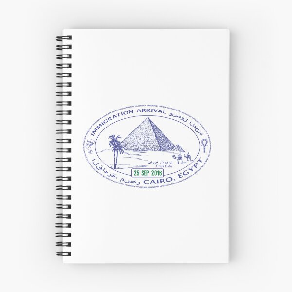 Item preview, Passport Stamp - Cairo Egypt designed and sold by ShopGoodWitches.