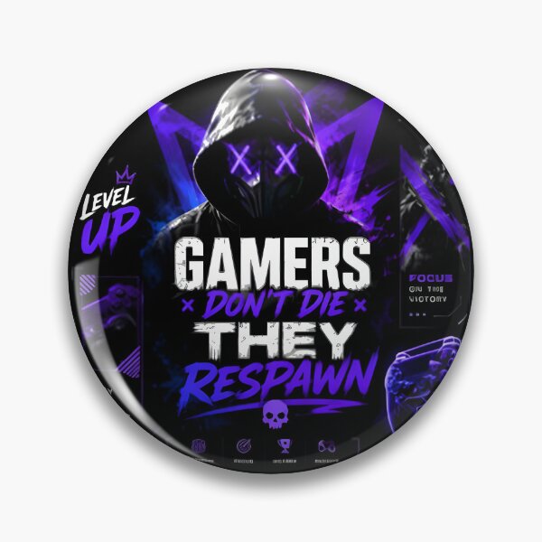 Item preview, Gamers Don'T Die They Respawn Funny Video Game Quote Vintage Gamer Graphic Design | Perfect Gift For You And Friends designed and sold by shirtsbox.