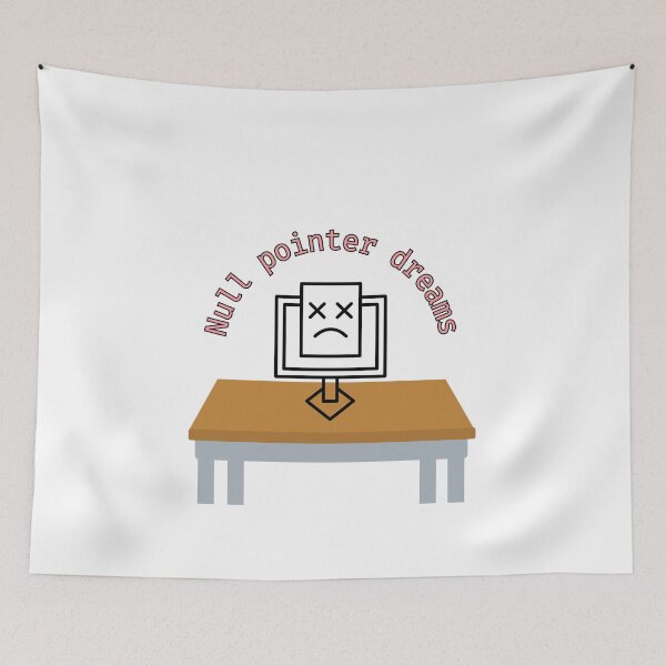 Item preview, Null Pointer Dreams Funny Software Developer Code Graphic designed and sold by Axetame.