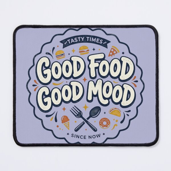 Item preview, Good Food Good Mood – Retro Diner Foodie Vintage Design designed and sold by RajDeals.