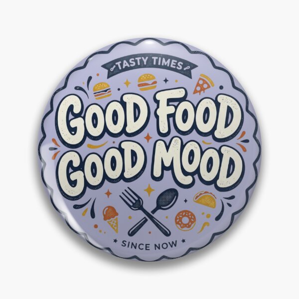 Item preview, Good Food Good Mood – Retro Diner Foodie Vintage Design designed and sold by RajDeals.