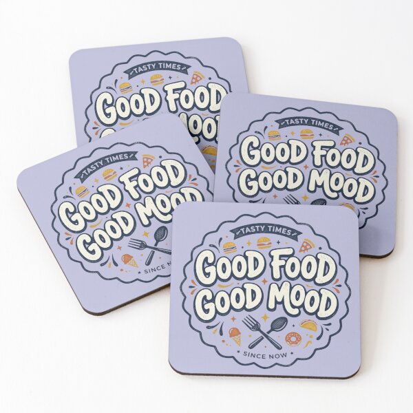 Item preview, Good Food Good Mood – Retro Diner Foodie Vintage Design designed and sold by RajDeals.