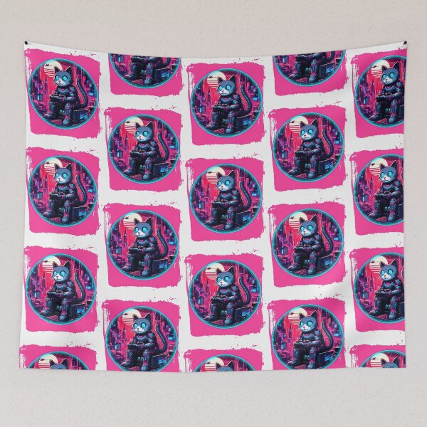 Item preview, Futuristic Feline Tech designed and sold by SouthWestPrint.