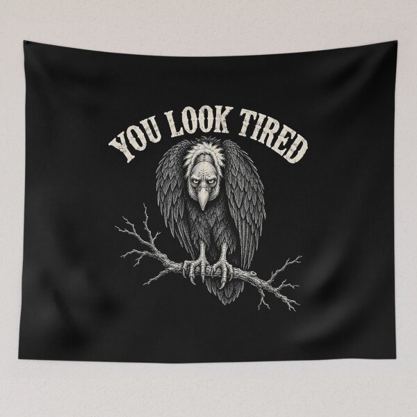 Item preview, You Look Tired Vulture  designed and sold by CelidaBonde.