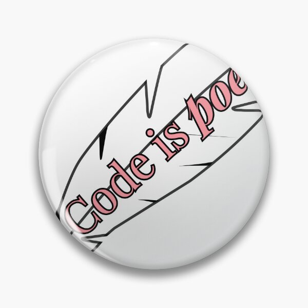 Item preview, Code Is Poetry Elegant Software Engineering Typography Graphic designed and sold by Axetame.
