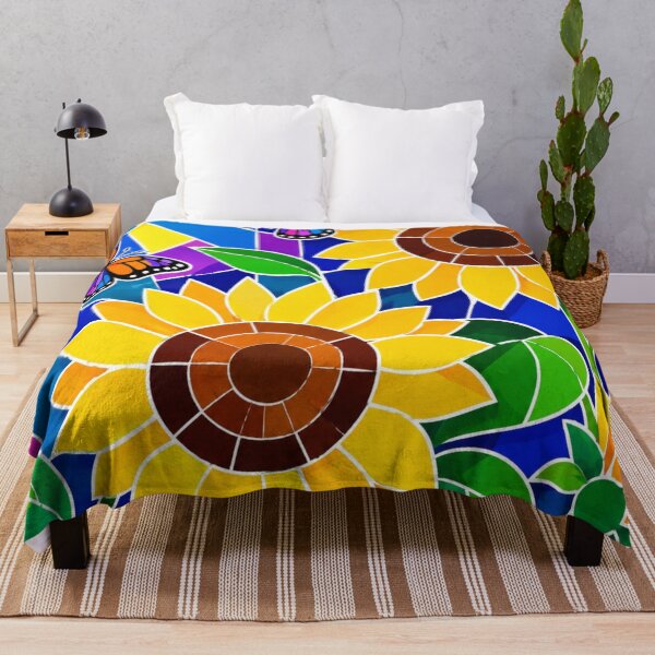 Item preview, Sunflowers and Butterflies designed and sold by NeuroArtGallery.