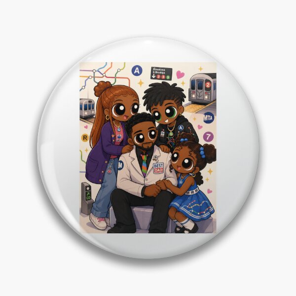 Item preview, A Powerpuff-Inspired Transit Family Tribute designed and sold by     Crowned Canvas Studio ⭐ .