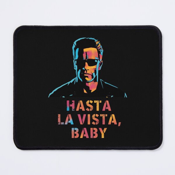 Item preview, Hasta La Vista Block Letter Retro designed and sold by BERNVETURE.