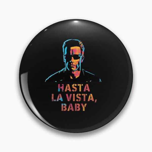 Item preview, Hasta La Vista Block Letter Retro  designed and sold by BERNVETURE.