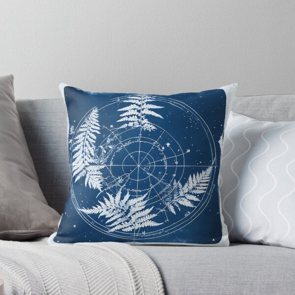 Item preview, Lunar Fern Cyanotype designed and sold by ONYX Pixee.